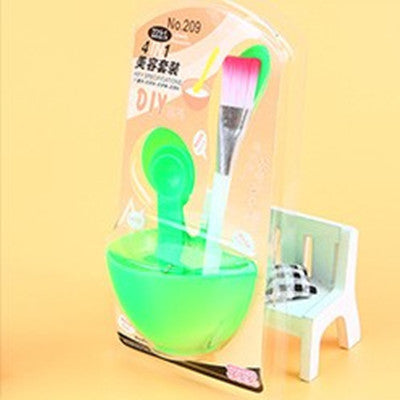 DIY Mask Bowl Set – 4-Piece Mixing Stick & Beauty Brush Kit