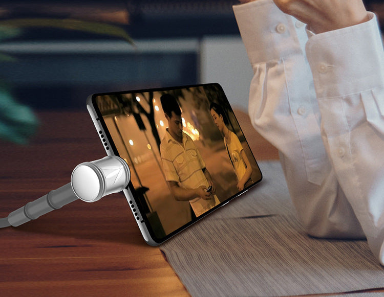 Mobile Phone Holder Elbow Fast Charging Type-C Data Cable 1.2M