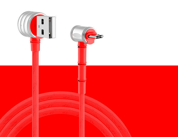 Mobile Phone Holder Elbow Fast Charging Type-C Data Cable 1.2M