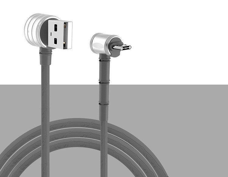 Mobile Phone Holder Elbow Fast Charging Type-C Data Cable 1.2M