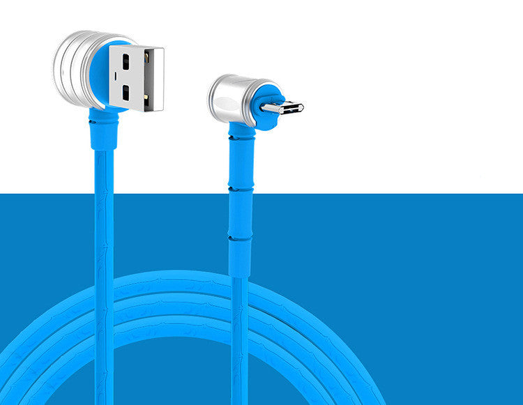 Mobile Phone Holder Elbow Fast Charging Type-C Data Cable 1.2M