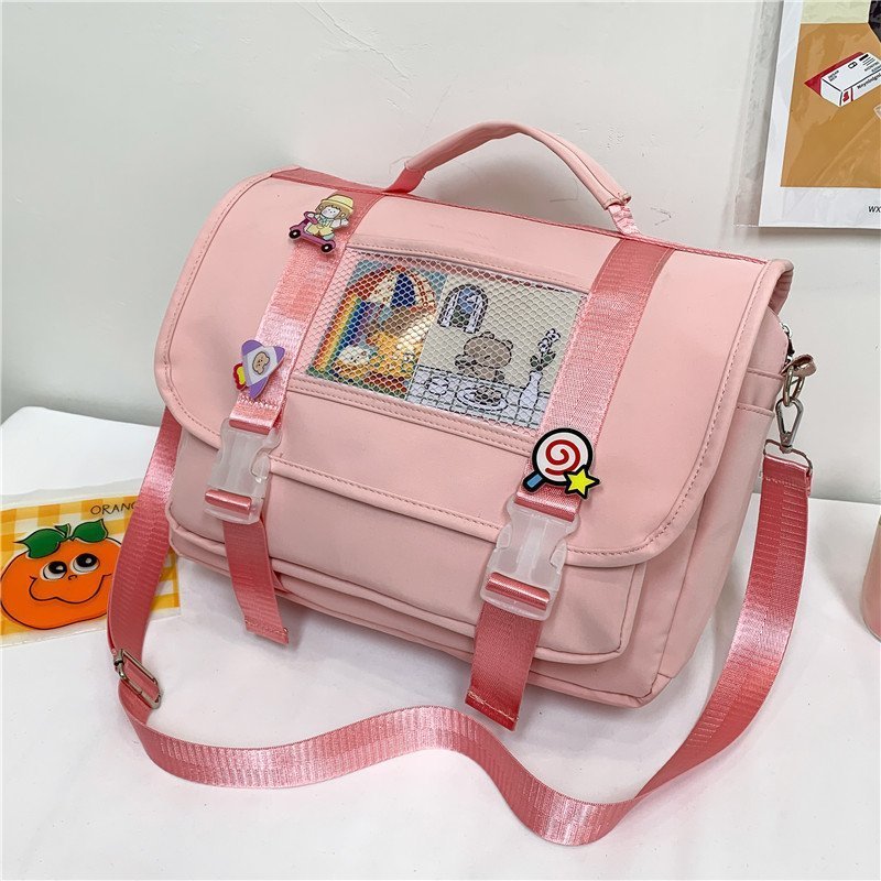 Outdoor Travel Large-Capacity Student One-Shoulder Diagonal Portable Backpack Women