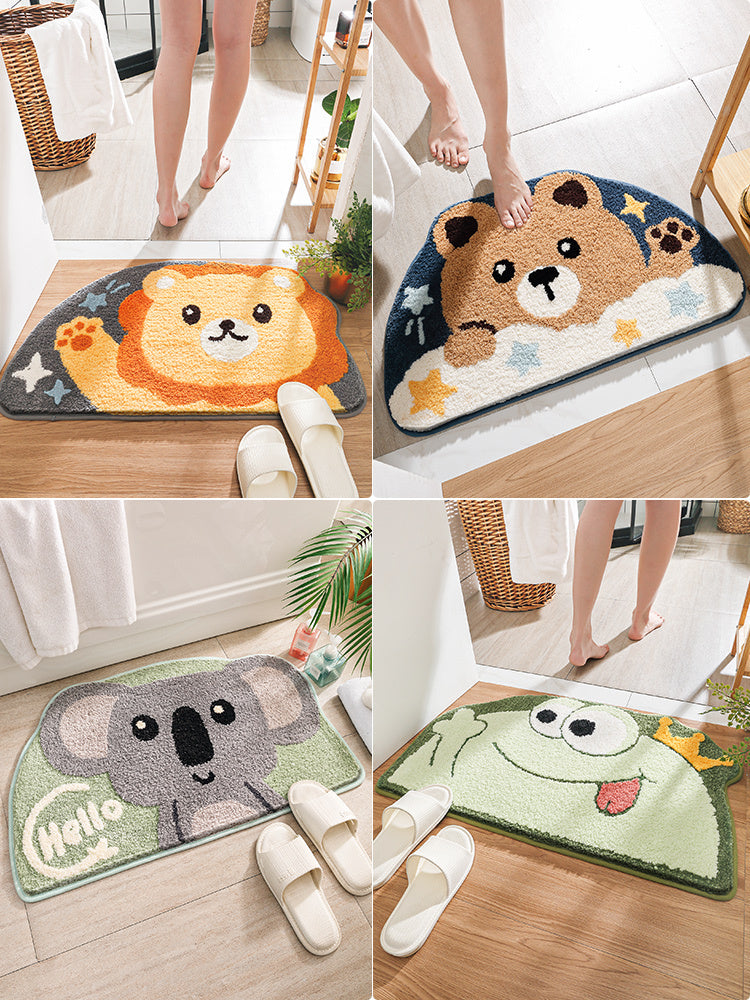 Bathroom Floor Mats – Absorbent Non-Slip Bath Rugs