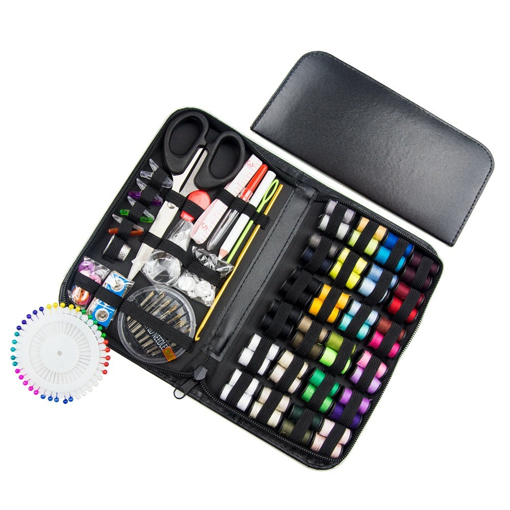 DIY Multi-Function Sewing Kit Box Set – Hand Quilting, Stitching, and Embroidery Tools