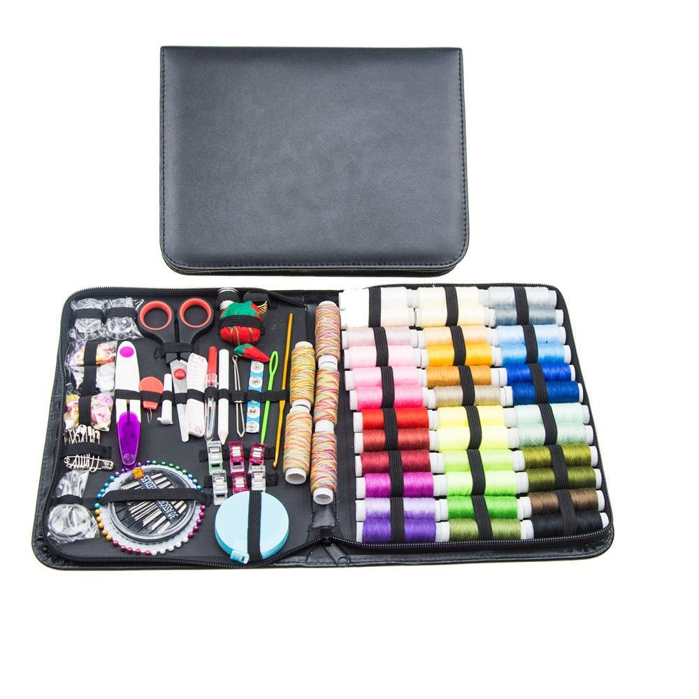 DIY Multi-Function Sewing Kit Box Set – Hand Quilting, Stitching, and Embroidery Tools