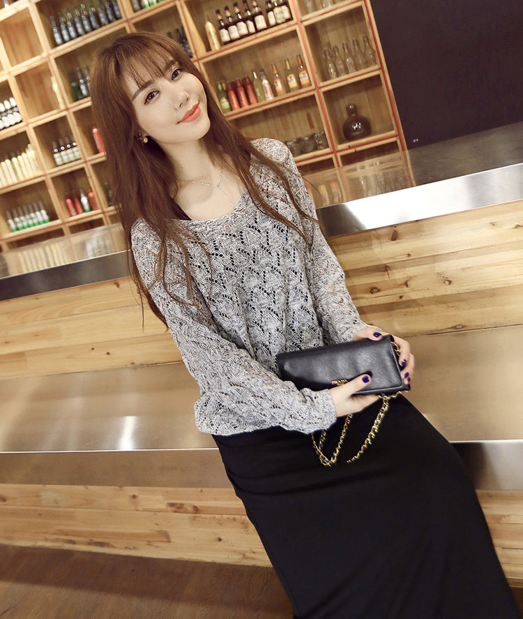 Two Piece Dress Long Skirt