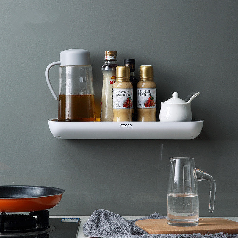 Wall-Mounted Storage Rack – Multi-Purpose Bathroom and Kitchen Organizer Shelving