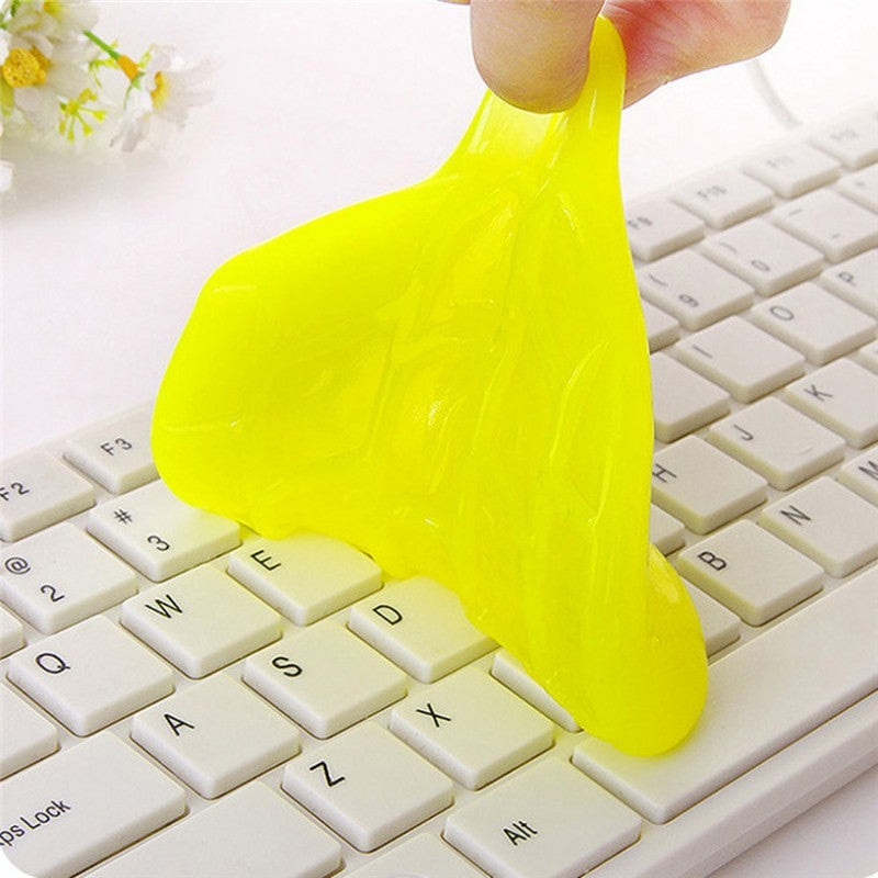 Universal Keyboard Cleaning Gel – Reusable Dust Remover Putty for Laptop, PC & Car Vents