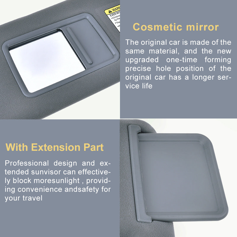 SPEEDWOW Car Inner Sun Visor Sunshield