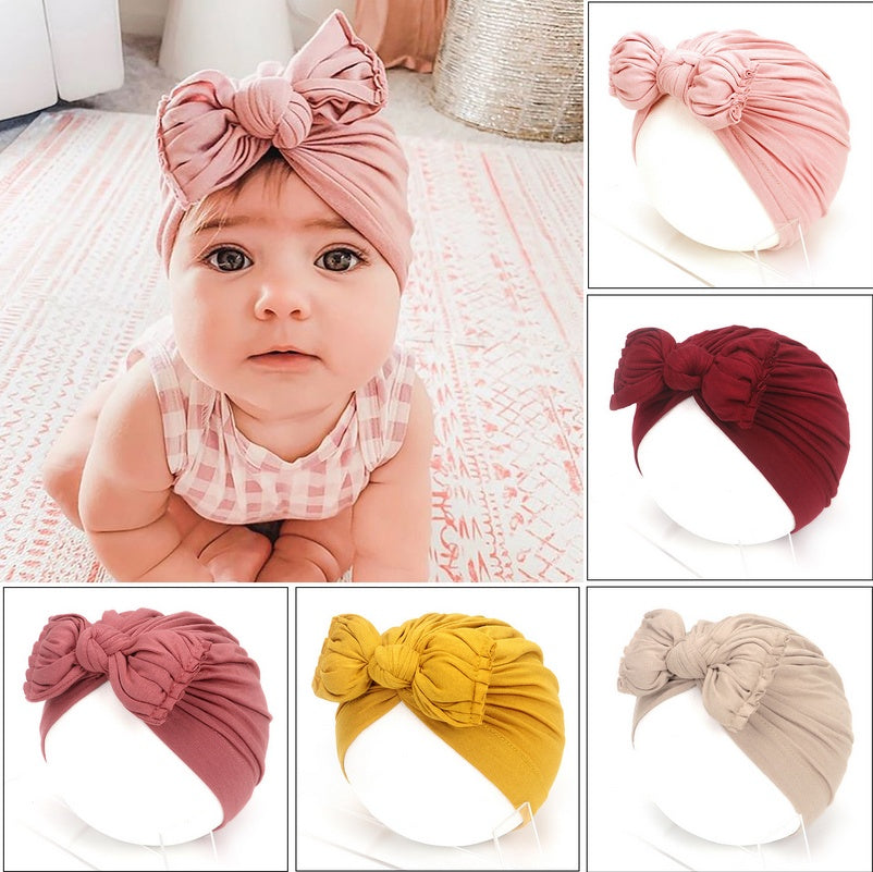 Girls Knit Beanie Hat Regular Fit Soft Acrylic 0To28Months