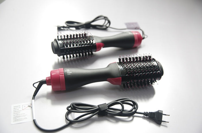 3-in-1 Hot Air Brush Hair Dryer, Curler, and Straightening Comb Styling Tool