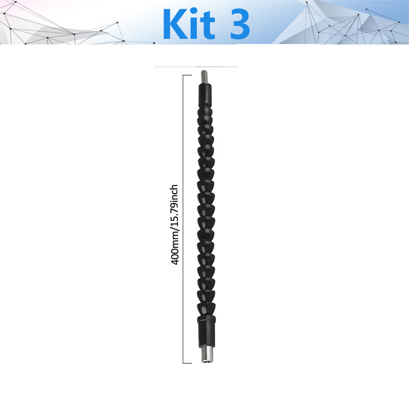 1/4" Hex Flexible Drill Bit Extension – Bendable Shaft, Magnetic