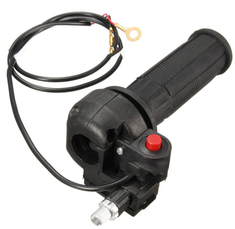47Cc 49Cc Mini Motorcycle Throttle Handle Stop Switch, Acceleration Rubber Handlebar Throttle Seat
