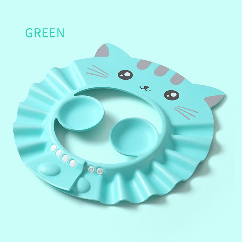 Baby Waterproof Shampoo Cap – Ear Protection Shower Hat for Kids’ Bathing