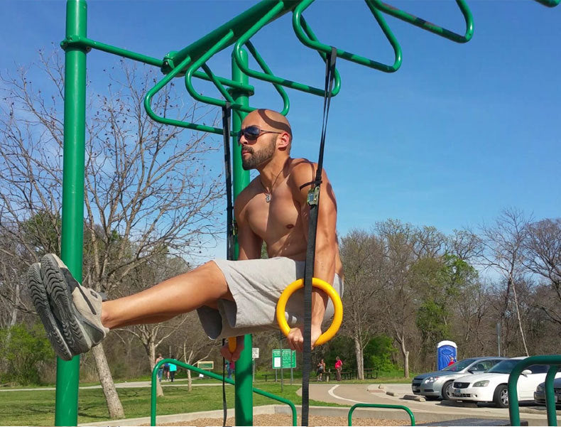 Gymnastics Fitness Rings – Pull-Up & Stretching Equipment for Home Training