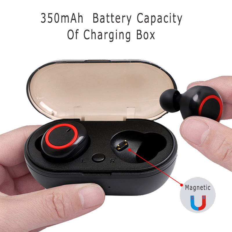 Binaural Stereo 5.0 Wireless Bluetooth Headset