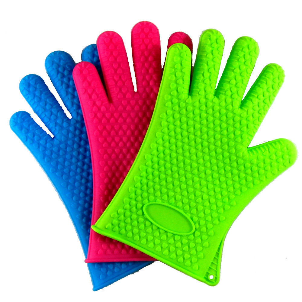 Silicone Oven Mitts Heat Resistant Gloves For Baking