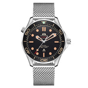 Automatic Self Wind Mechanical Net Stainless Steel Nylon Strap Luxury Men New Limited Watch