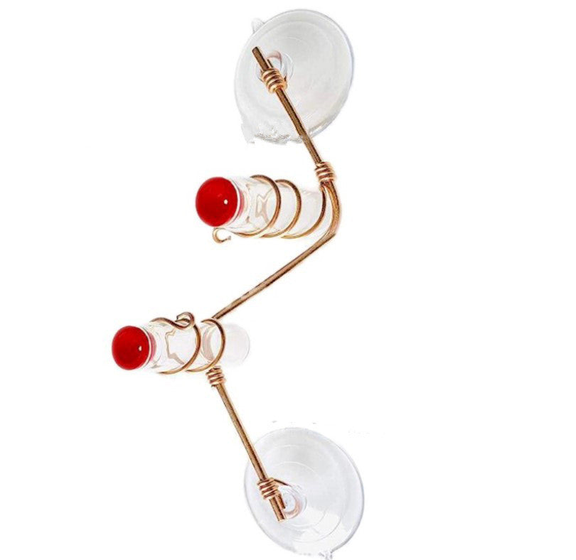 Easy Clean Hummingbird Feeder – Suction Cup Bird Drinker for Garden and Deck Wild Birds