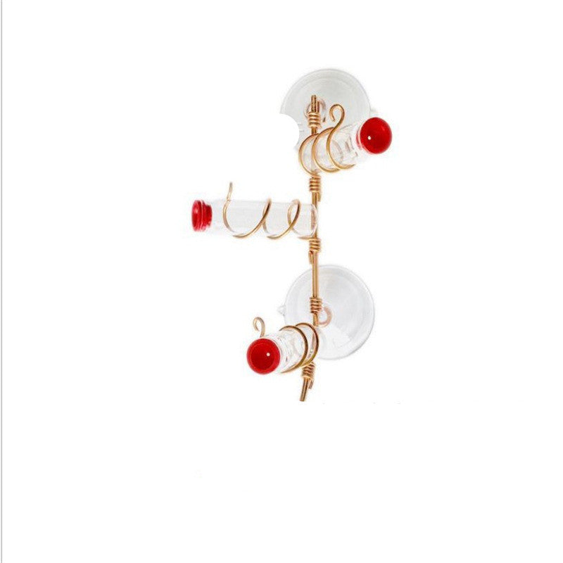 Easy Clean Hummingbird Feeder – Suction Cup Bird Drinker for Garden and Deck Wild Birds