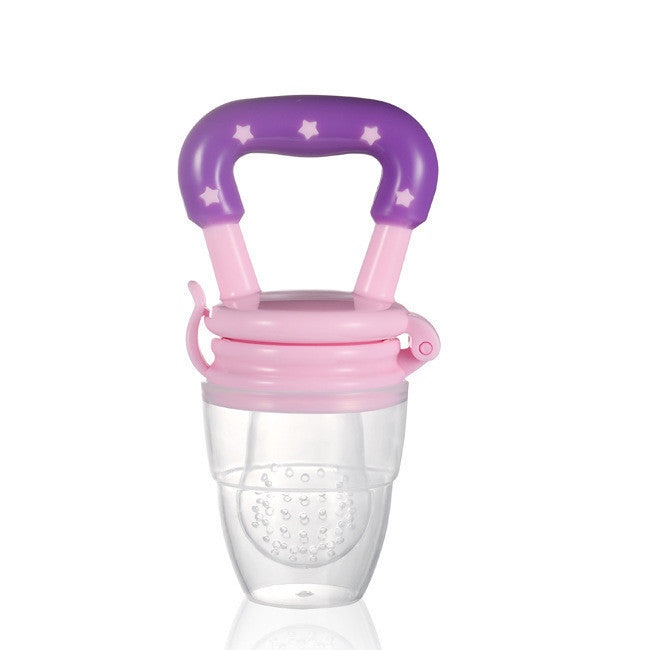 Baby Food Feeder with Pacifier Clip – Silicone Fruit Teether and Feeding Pacifier for Infants