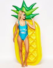 Inflatable Pineapple Floats for Summer Swimming