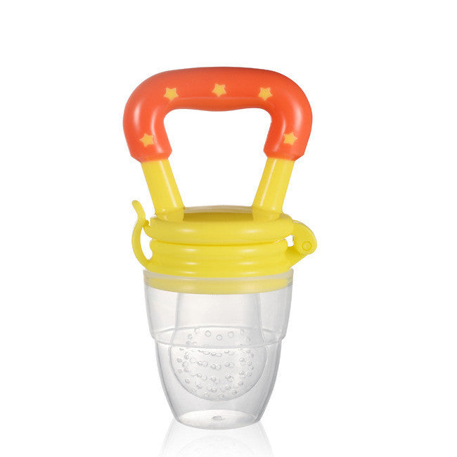 Baby Food Feeder with Pacifier Clip – Silicone Fruit Teether and Feeding Pacifier for Infants