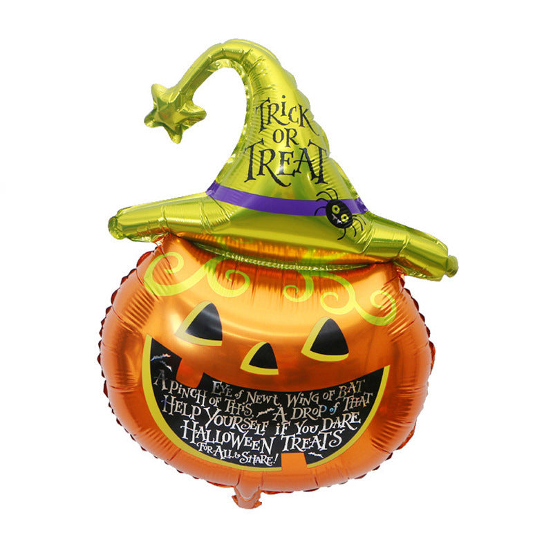 Halloween Balloon Decoration Set – Spooky Party Backdrop Props for Kindergarten, Mall, and Haunted House Layouts