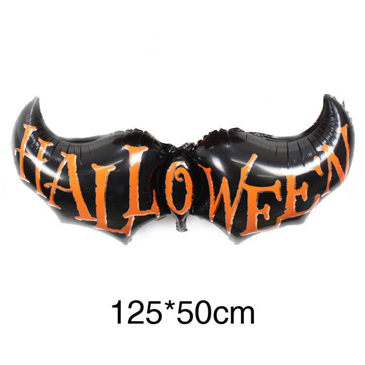 Halloween Balloon Decoration Set – Spooky Party Backdrop Props for Kindergarten, Mall, and Haunted House Layouts