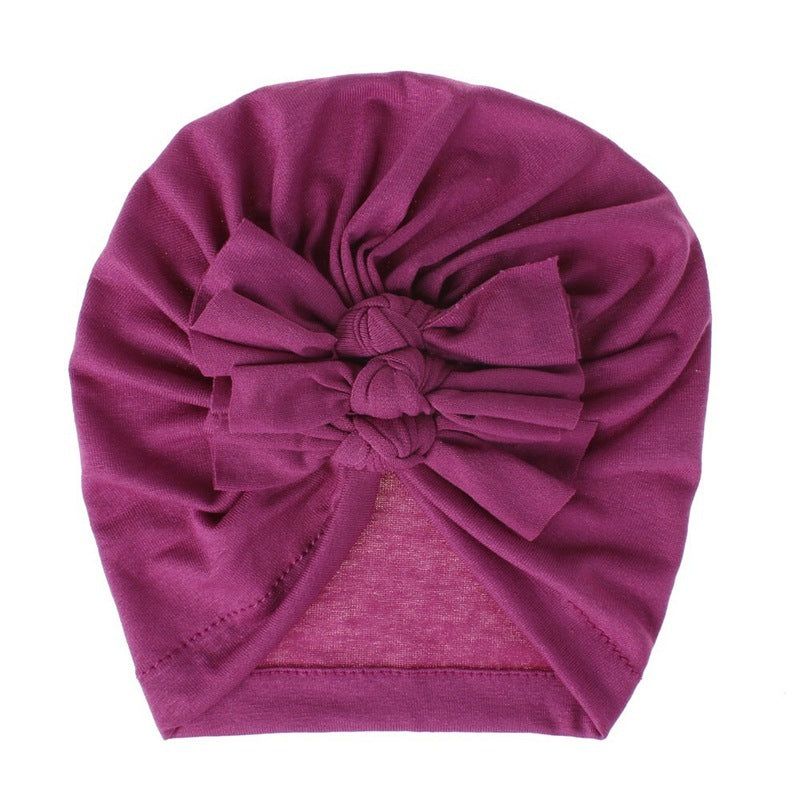 Baby Hundred Days Baotou Ear Cap – Cute Indian Style Hat for Infants and Toddlers