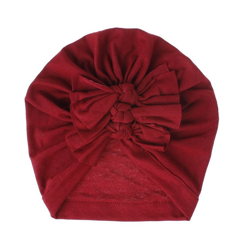 Baby Hundred Days Baotou Ear Cap – Cute Indian Style Hat for Infants and Toddlers
