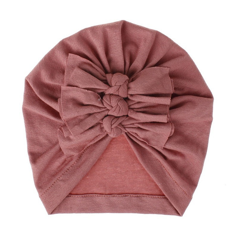 Baby Hundred Days Baotou Ear Cap – Cute Indian Style Hat for Infants and Toddlers
