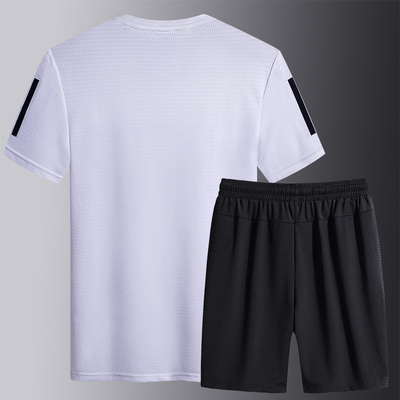 Mesh Ventilation Men's Casual Air Conditioning Short Set