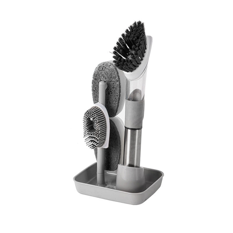 Multifunctional Long Handle Dish Brush – Kitchen Oily Sponge Cleaning Tool