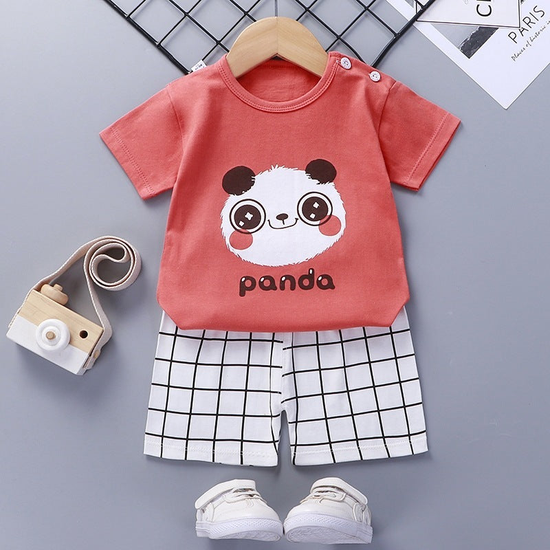 Summer Infant and Toddler Clothes Set – Baby T-Shirt and Shorts Outfit for Ages 1–6 Years