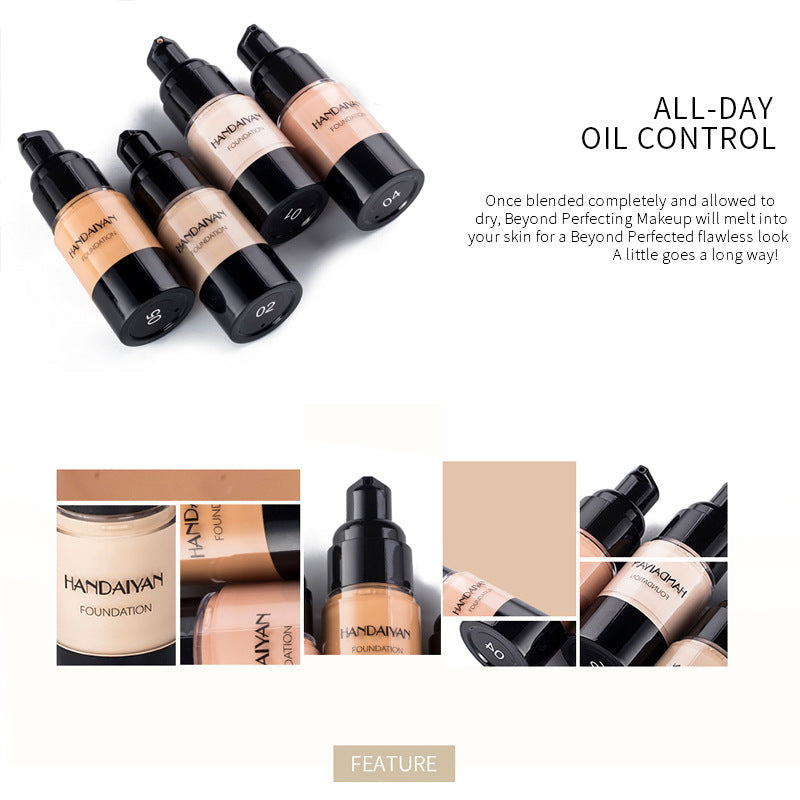 Silicone Full Coverage Liquid Foundation For Dark Skin