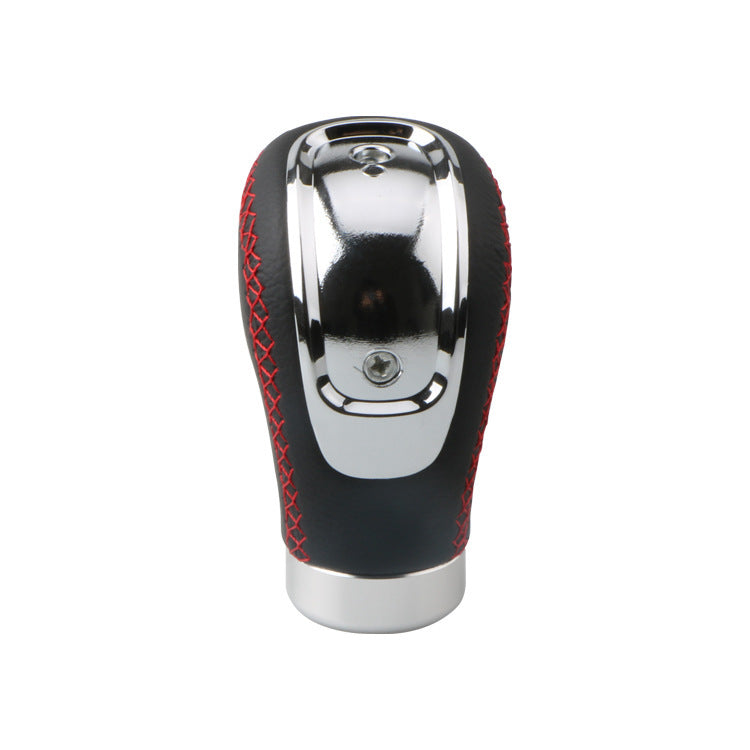 Modified PU Rod Wave Club Head Leather Gear Shift Knob