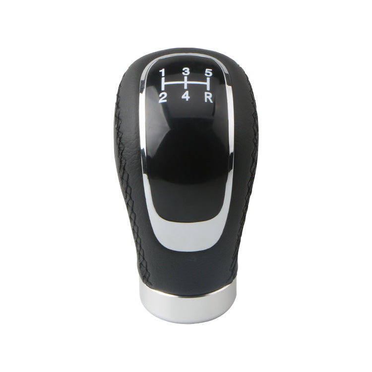 Modified PU Rod Wave Club Head Leather Gear Shift Knob
