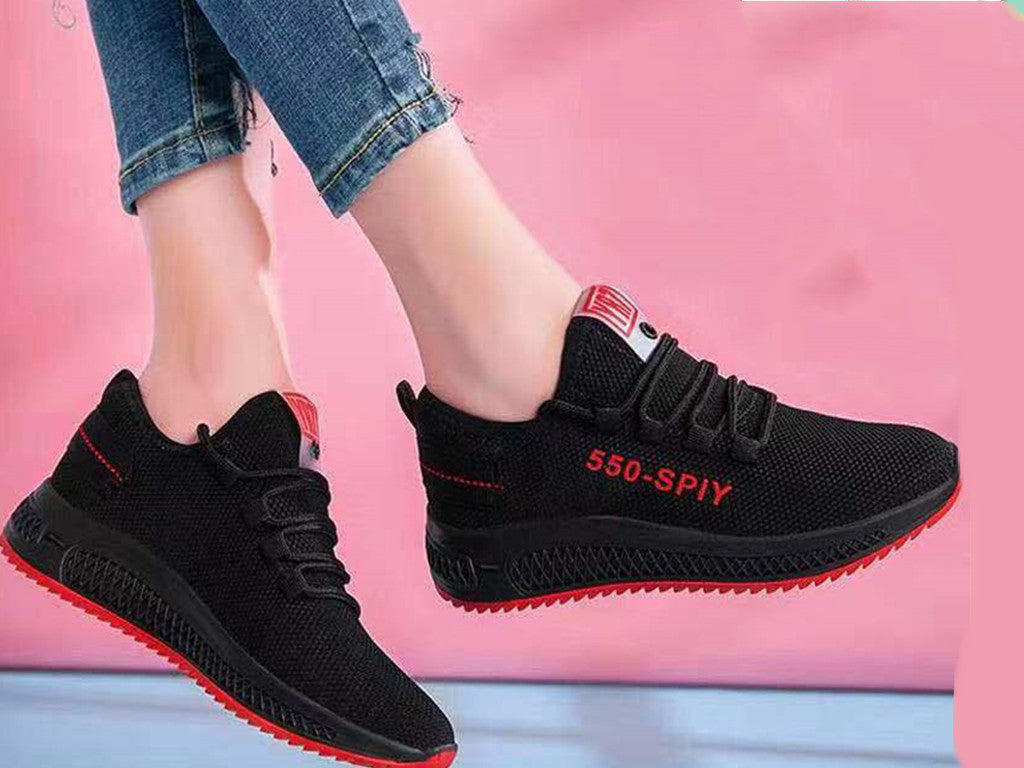 Womens Air Mesh Regular Running Shoes Breathable Sneakers