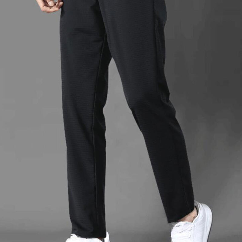 Men’s Ice Silk Mesh Sweatpants – Fashion Breathable Casual Pants
