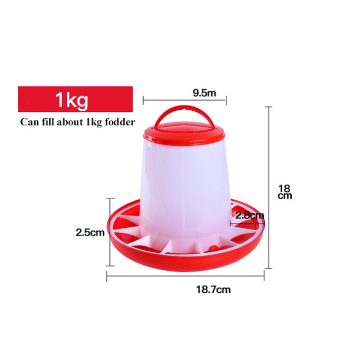 Automatic Chicken Waterer Kettle – Poultry Drinking Fountain and Food Dispenser