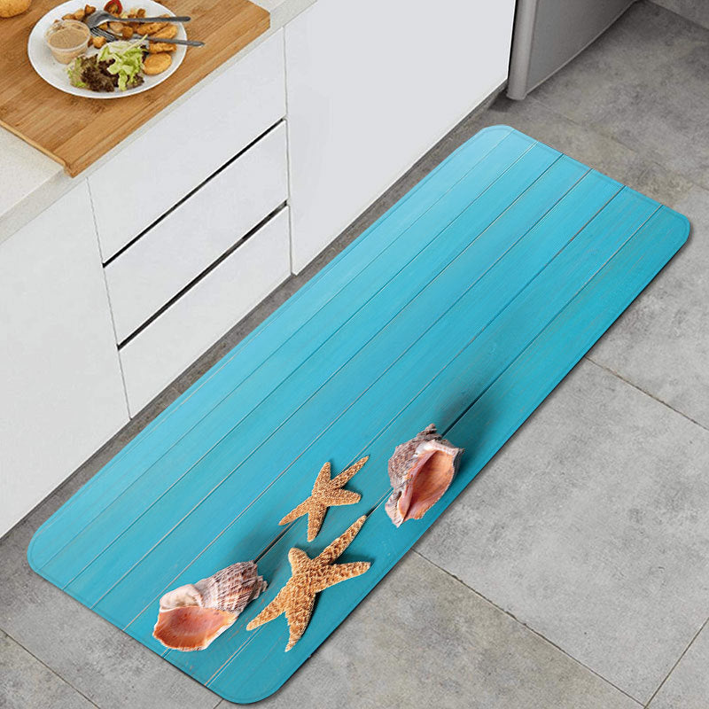 Two-Piece Non-Slip Kitchen & Bathroom Floor Mats