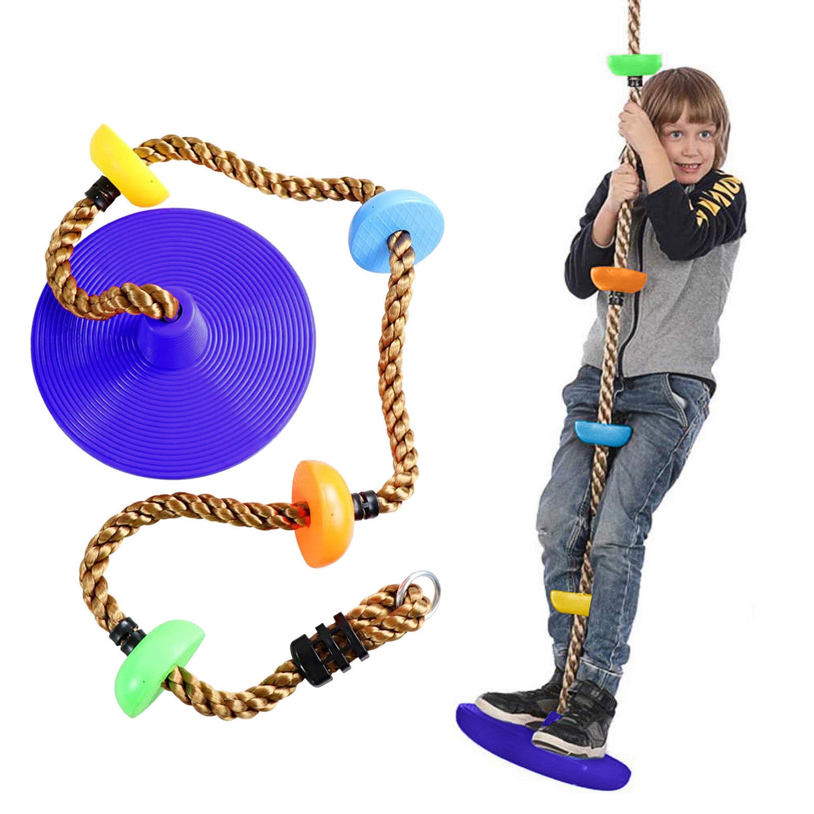 Children’s Outdoor Swing – Durable Plastic Play Set Accessory