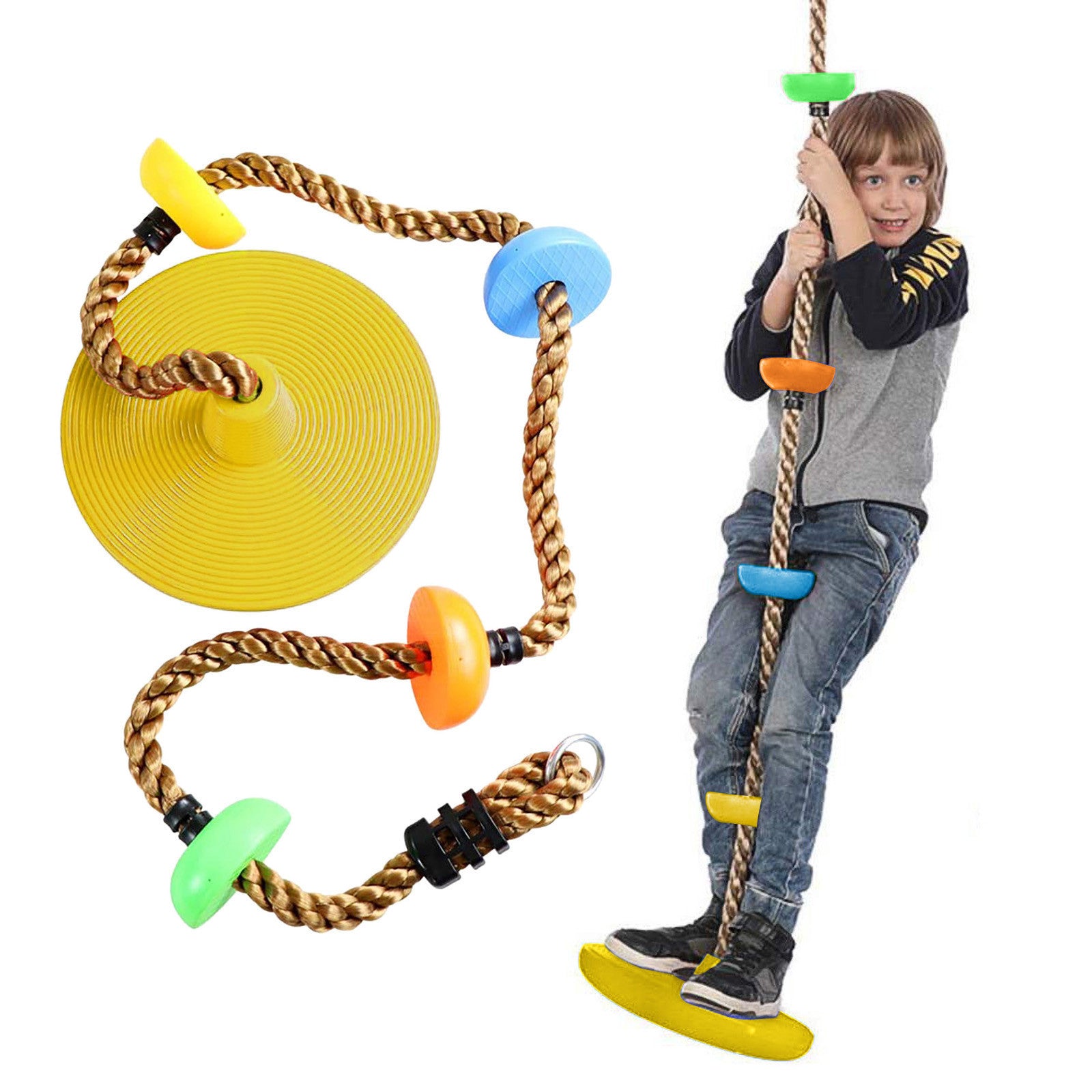 Children’s Outdoor Swing – Durable Plastic Play Set Accessory