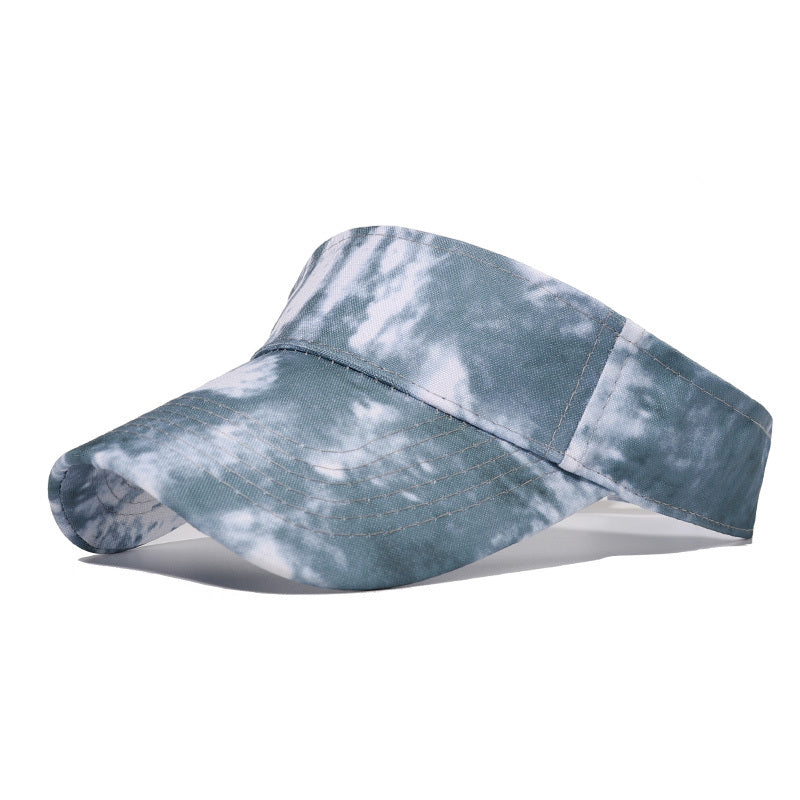 New Tie-Dye Graffiti Baseball Cap with Curved Brim for Men and Women