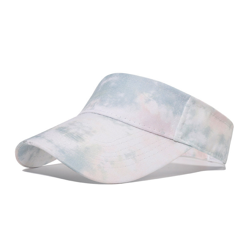 New Tie-Dye Graffiti Baseball Cap with Curved Brim for Men and Women
