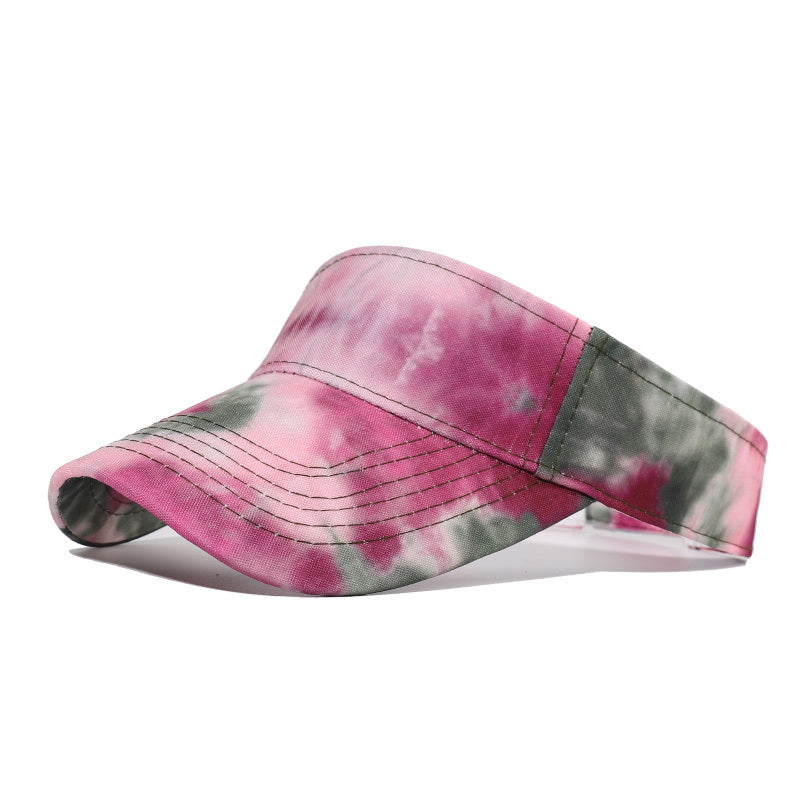 New Tie-Dye Graffiti Baseball Cap with Curved Brim for Men and Women