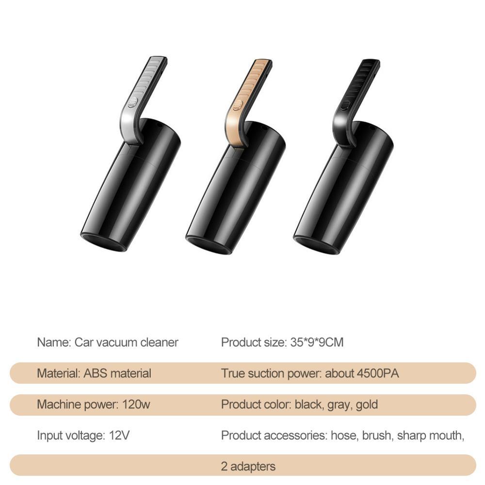 ZHCP™ 9th Gen Portable Car & Home Vacuum Cleaner – Dual-Use, High Suction 120W