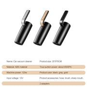 ZHCP™ 9th Gen Portable Car & Home Vacuum Cleaner – Dual-Use, High Suction 120W