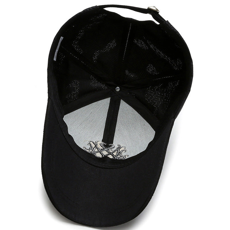 Korean Style Spring and Autumn Baseball Cap with Sun Protection